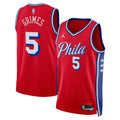 Philadelphia 76Ers Jordan Brand Statement Edition Swingman Jersey Red Quentin Grimes Unisex | Stitched Jersey RTJS 11771