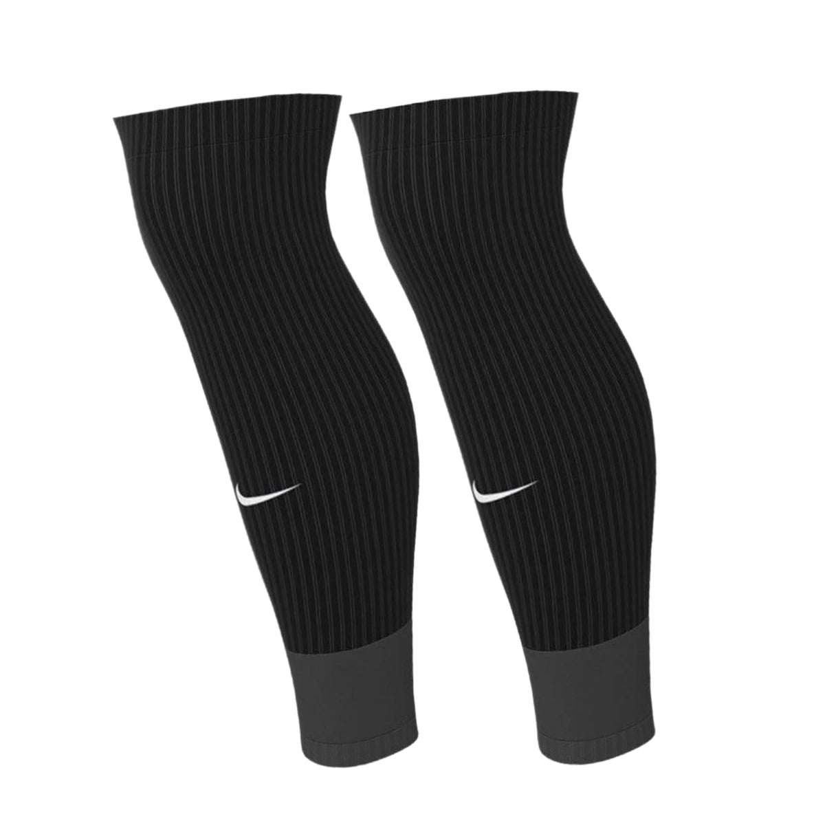 NIKE Strike DriFit Soccer Sock Sleeves - FQ8282 010 product image 1, provided for visual reference and product detail review