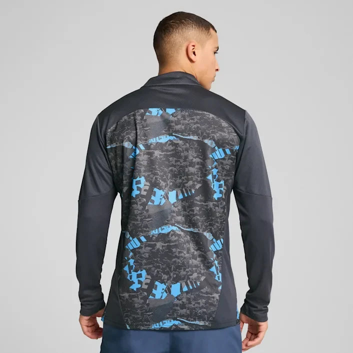 PUMA Manchester City Men Pre-Match Quarter-Zip Top - 779156 74 product image 3, provided for visual reference and product