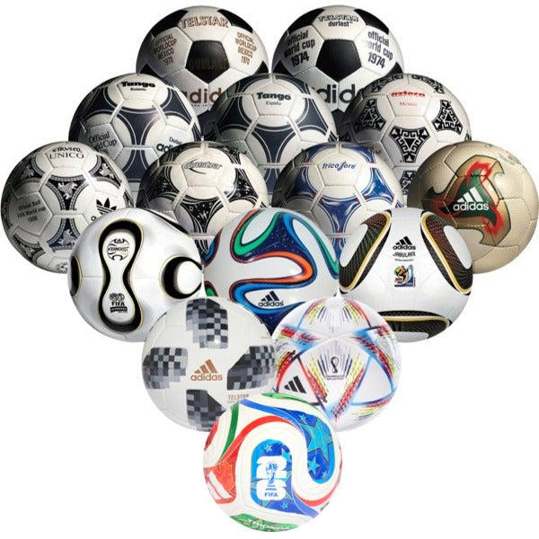 ADIDAS World Cup Historical Mini Ball Set - JN2093 product image 1, provided for visual reference and product detail review