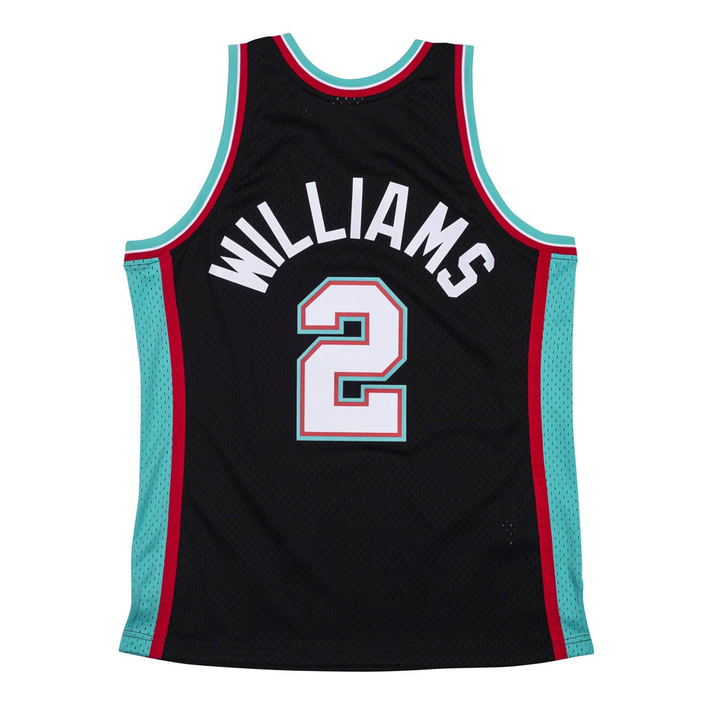 Memphis Grizzlies Jason Williams Black 2001-02 Hardwood Classics Swingman Jersey product image 1, provided for visual