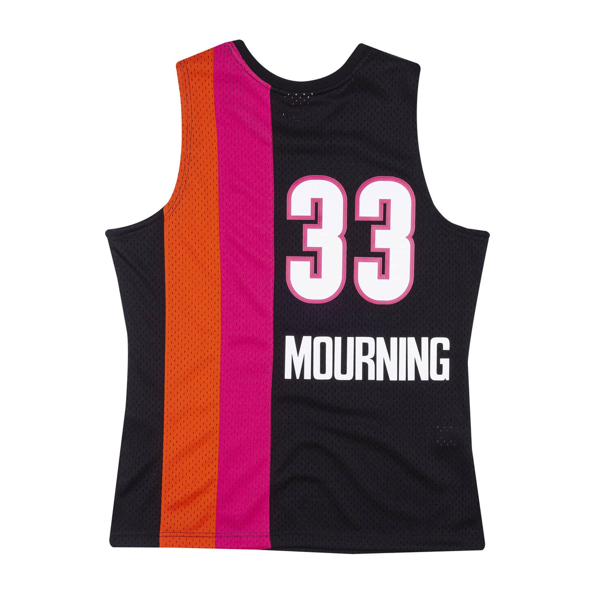 Alonzo Mourning Miami Heat Mitchell & Ness NBA 2005-06 Black Alternate Throwback Swingman Jersey for Men product image 3,