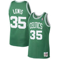 Boston Celtics Reggie Lewis Mitchell & Ness Kelly Green 1987-88 Hardwood Classics Swingman Jersey for Men product image 1,