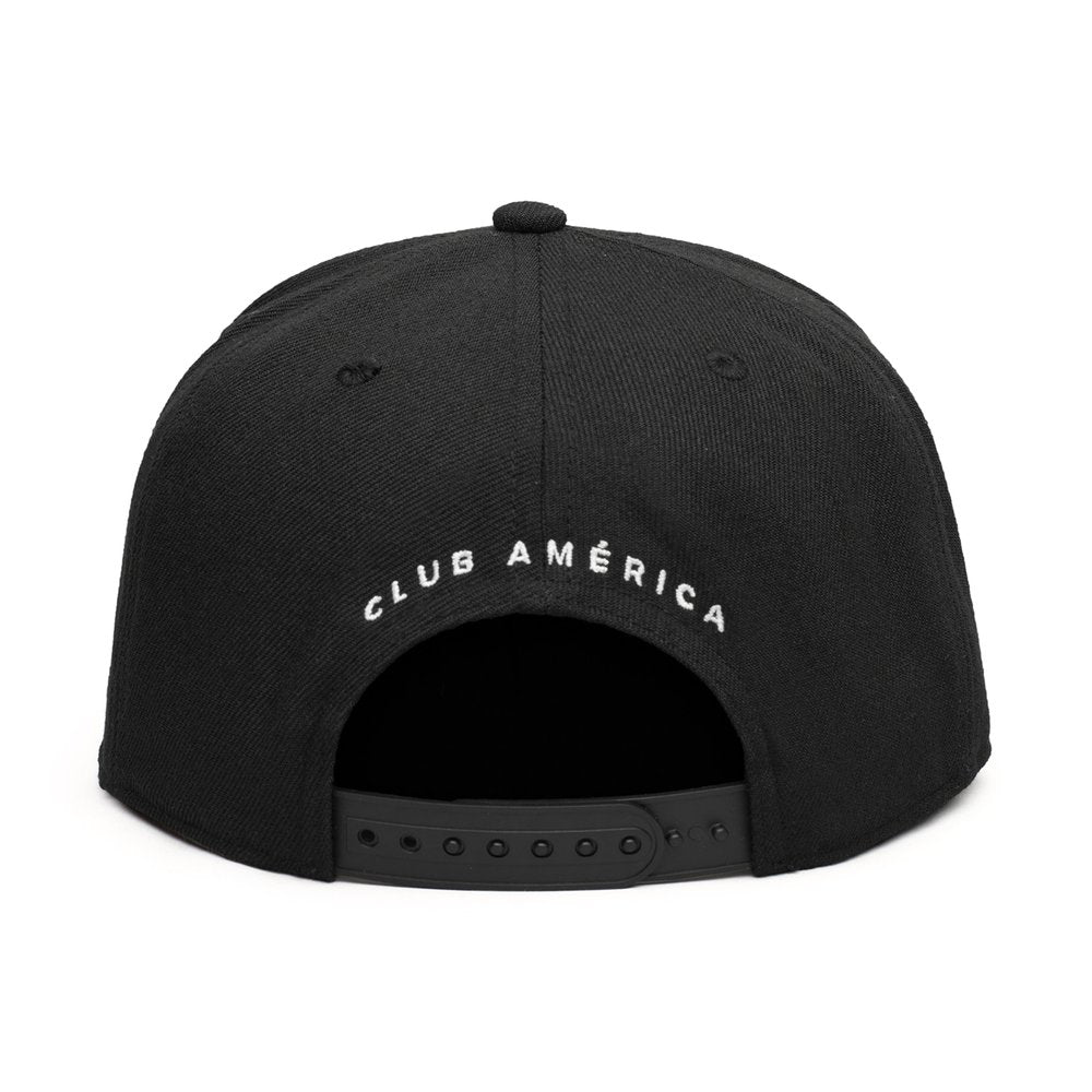 Fan Ink Club America Hit Snapback Hat W24033-BKW product image 2, provided for visual reference and product detail review
